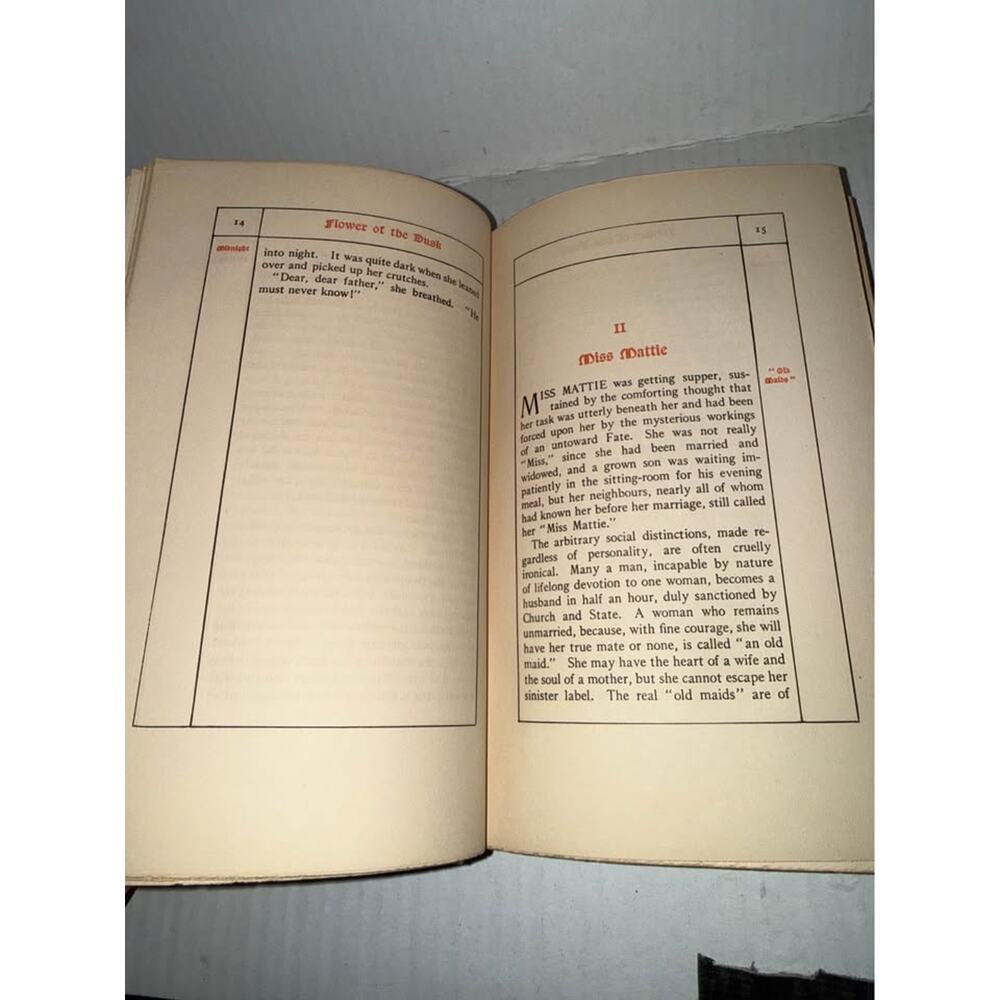 Book Flower of the Dusk (Hardcover) (1908) - Picture 9 of 10